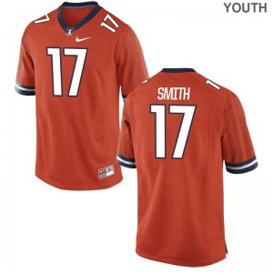 Fighting Illini Kendall Smith Jersey Youth Small Limited For Kids Orange