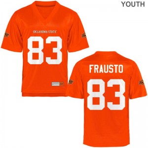 Youth(Kids) Limited College Oklahoma State Cowboys Jersey Korie Frausto Orange Jersey