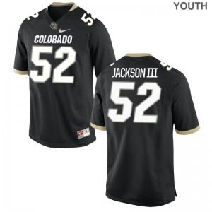 UC Colorado Leo Jackson III Jerseys X Large Limited Youth - Black