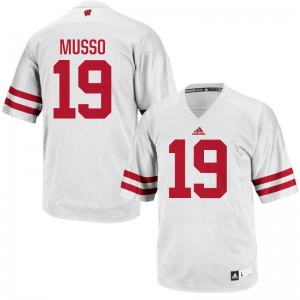 Leo Musso For Men UW Jersey White Authentic Jersey