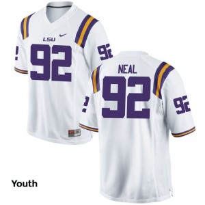 X Large Tigers Lewis Neal Jersey High School For Kids Limited White Jersey