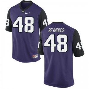 Texas Christian University Lucas Reynolds Limited Jerseys Purple Black For Men