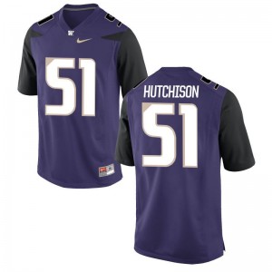 UW Youth Limited Purple Luke Hutchison Jersey Youth X Large
