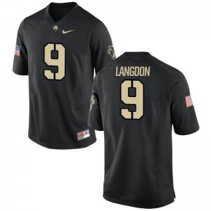 Luke Langdon USMA Jerseys X Large Limited Black For Men