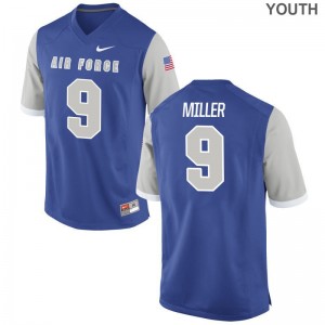 Malik Miller Limited Jersey Youth(Kids) Stitch Air Force Royal Jersey