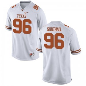 Marcel Southall Mens University of Texas Jersey White Limited Stitched Jersey