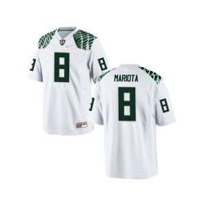 Oregon Marcus Mariota Mens Limited White Stitched Jersey