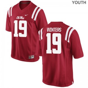 University of Mississippi Red Youth(Kids) Limited Markel Winters Jersey S-XL