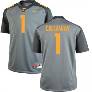 Tennessee Volunteers Marquez Callaway Jerseys S-3XL Mens Limited Gray