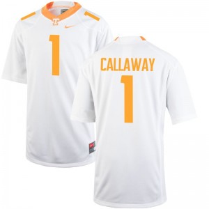 Tennessee Volunteers Marquez Callaway Jerseys Limited White Mens