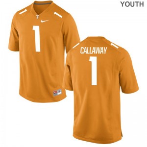 Limited Orange Marquez Callaway Jersey Youth X Large For Kids Tennessee Volunteers