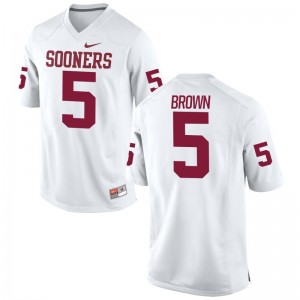 Marquise Brown Sooners Jerseys XXXL Limited Mens White