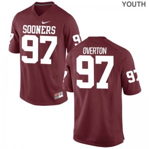 OU Youth Limited Crimson Marquise Overton Jersey S-XL