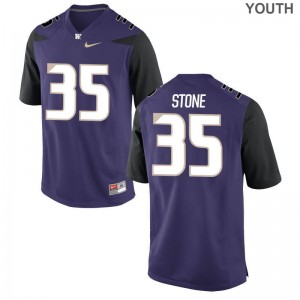 Washington Mason Stone Jerseys XL Limited Youth(Kids) Jerseys XL - Purple