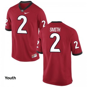Maurice Smith Jersey Youth XL University of Georgia Kids Limited - Red