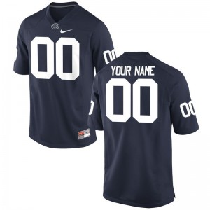 Mens Navy Customized Jersey Small Limited Nittany Lions