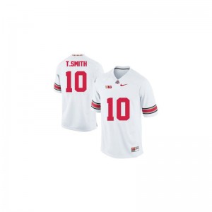 Limited Troy Smith Jerseys Large Ohio State Mens #10 White
