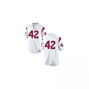 For Men Limited Trojans Jersey Mens Large Ronnie Lott - #42 White