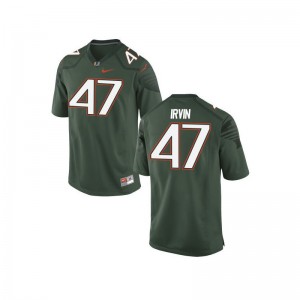 Michael Irvin Youth Green Jersey Small Hurricanes Limited