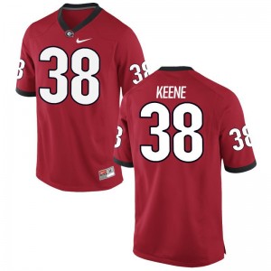 Georgia Michael Keene Jerseys Large Red For Men Limited