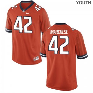 Michael Marchese Illinois Jerseys Youth X Large Limited Kids Jerseys Youth X Large - Orange