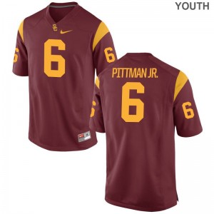 USC Limited For Kids Michael Pittman Jr. Jerseys Youth XL - White