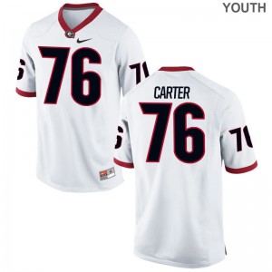 Michail Carter UGA Jerseys XL White Youth Limited