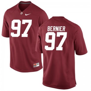 Limited University of Alabama Mike Bernier Mens Red Jersey Small