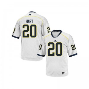 Michigan Mike Hart Jerseys XL Mens Limited Jerseys XL - White