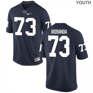 Mike Miranda Penn State Jersey Youth Large Limited Youth - Navy