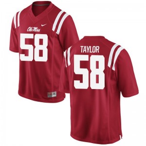 Mike Taylor For Men Red Jerseys Mens Small Limited Ole Miss Rebels