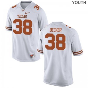 Mitchell Becker UT Jersey Youth XL Limited Youth(Kids) White