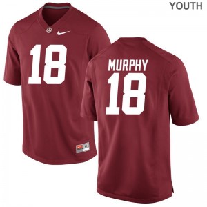 XL University of Alabama Montana Murphy Jersey College Youth Limited Red Jersey