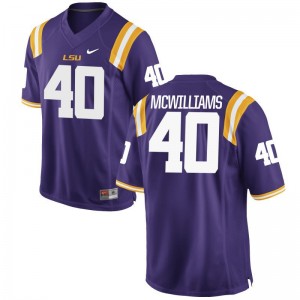 Mylik McWilliams LSU Jersey XX Large Purple Limited Men