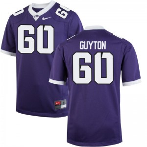 Nate Guyton TCU Jerseys Mens Limited Purple Stitched