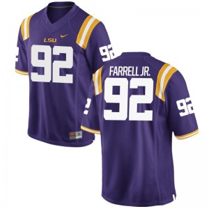 Neil Farrell Jr. LSU Tigers Jersey For Men Limited Jersey - Purple