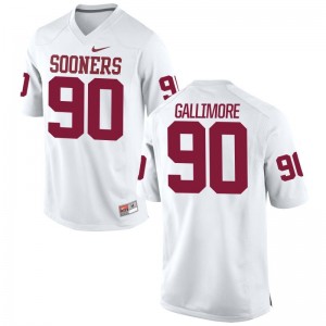 White Neville Gallimore Jerseys XX Large OU Limited Mens