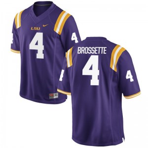 LSU Tigers Nick Brossette Men Limited Jersey Purple