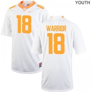 Nigel Warrior Jersey Youth Small Youth(Kids) UT Limited - White