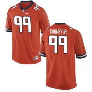 Illinois Owen Carney Jr. Jersey X Large For Men Limited Orange