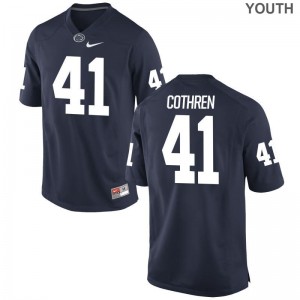 Penn State Jerseys Large of Parker Cothren Limited Youth - Navy