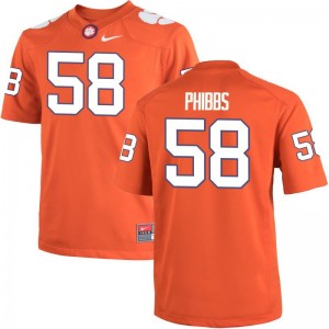 Clemson Tigers Patrick Phibbs Jerseys Orange Mens Limited