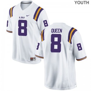 Patrick Queen Tigers Jersey Youth Small Limited White Youth