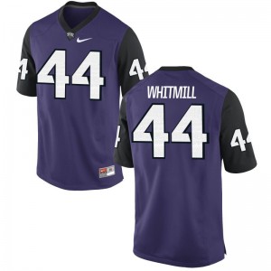 TCU Horned Frogs For Kids Limited Paul Whitmill Jerseys Youth Small - Purple Black