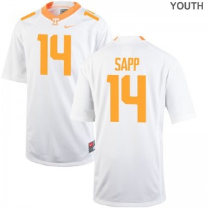 UT Limited Quart'e Sapp Kids Jerseys X Large - White