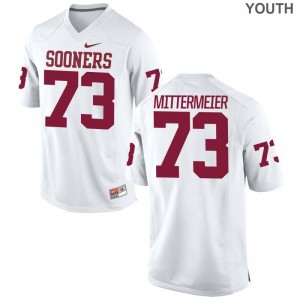 Limited For Kids Oklahoma Sooners Jerseys Youth XL Quinn Mittermeier - White