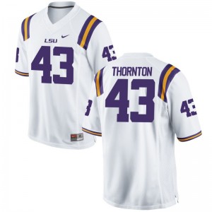 Ray Thornton Tigers Jersey Mens Limited White Embroidery