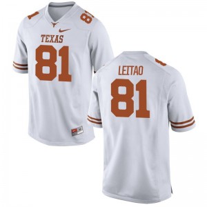 Texas Longhorns Reese Leitao Jerseys Mens XXXL Limited Mens - White