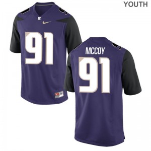 Ricky McCoy Youth(Kids) UW Huskies Jersey Purple Limited Jersey