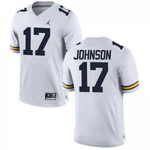 Michigan Ron Johnson Limited Men Football Jersey - Jordan White